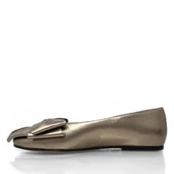 LULU - Seda Regina Romero Zapato Flat Balerina De Piso Para Dama En Piel -Reginaromero Tienda de ventas Regina Romero zapatilla flat Lulu seda piel 4