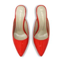 COSMO 80 - Charol Rojo Geranio Regina Romero Zapato Zapatilla Tacon Alto Para Dama En Piel 15 COSMO 80 - Charol Rojo Geranio Regina Romero Zapato Zapatilla Tacon Alto Para Dama En Piel -Reginaromero Tienda de ventas Regina Romero zapatilla mule Cinzia charol rojo piel 2