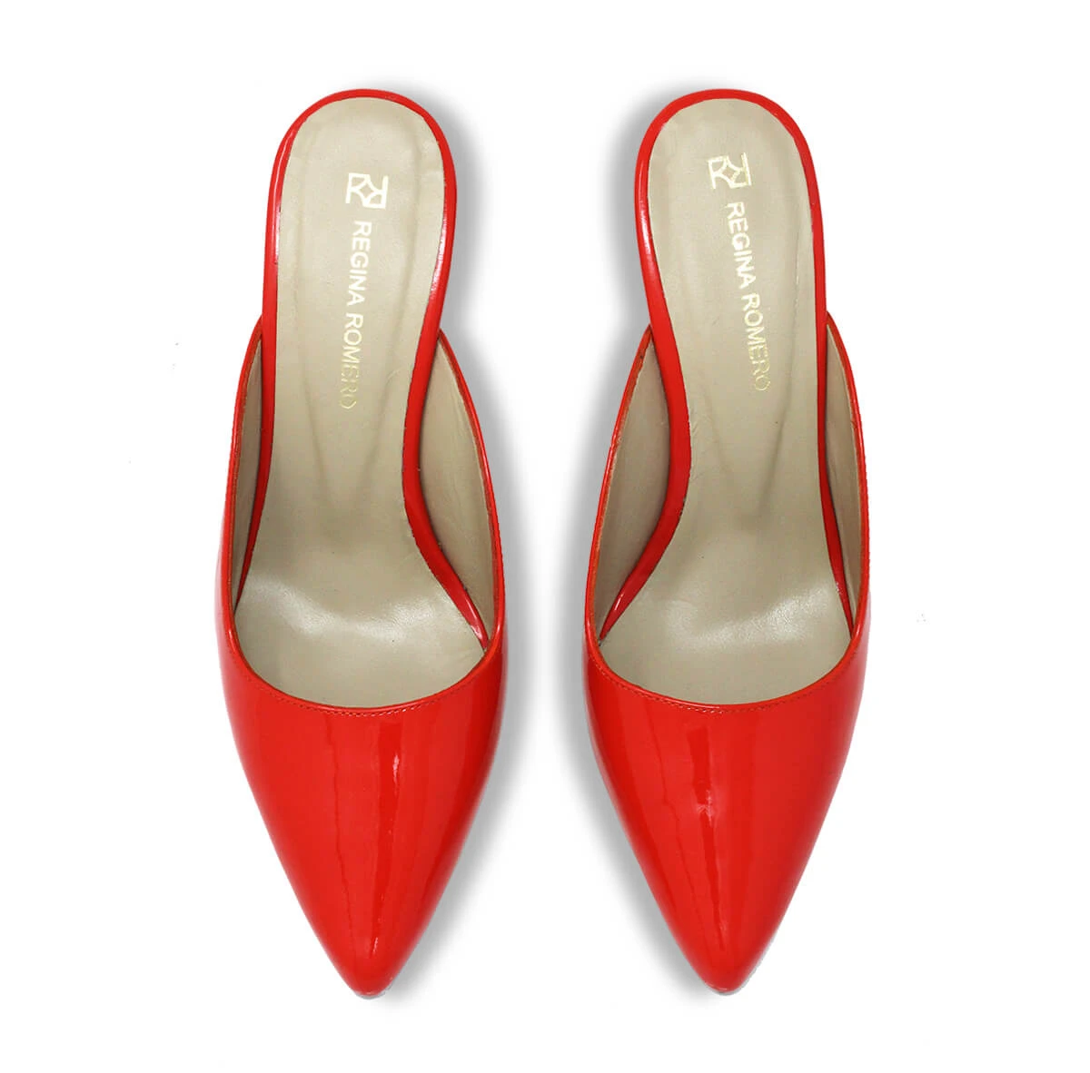 COSMO 80 - Charol Rojo Geranio Regina Romero Zapato Zapatilla Tacon Alto Para Dama En Piel 7 COSMO 80 - Charol Rojo Geranio Regina Romero Zapato Zapatilla Tacon Alto Para Dama En Piel - Imagen 7