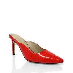 COSMO 80 - Charol Rojo Geranio Regina Romero Zapato Zapatilla Tacon Alto Para Dama En Piel 13 COSMO 80 - Charol Rojo Geranio Regina Romero Zapato Zapatilla Tacon Alto Para Dama En Piel -Reginaromero Tienda de ventas Regina Romero zapatilla mule Cinzia charol rojo piel 3