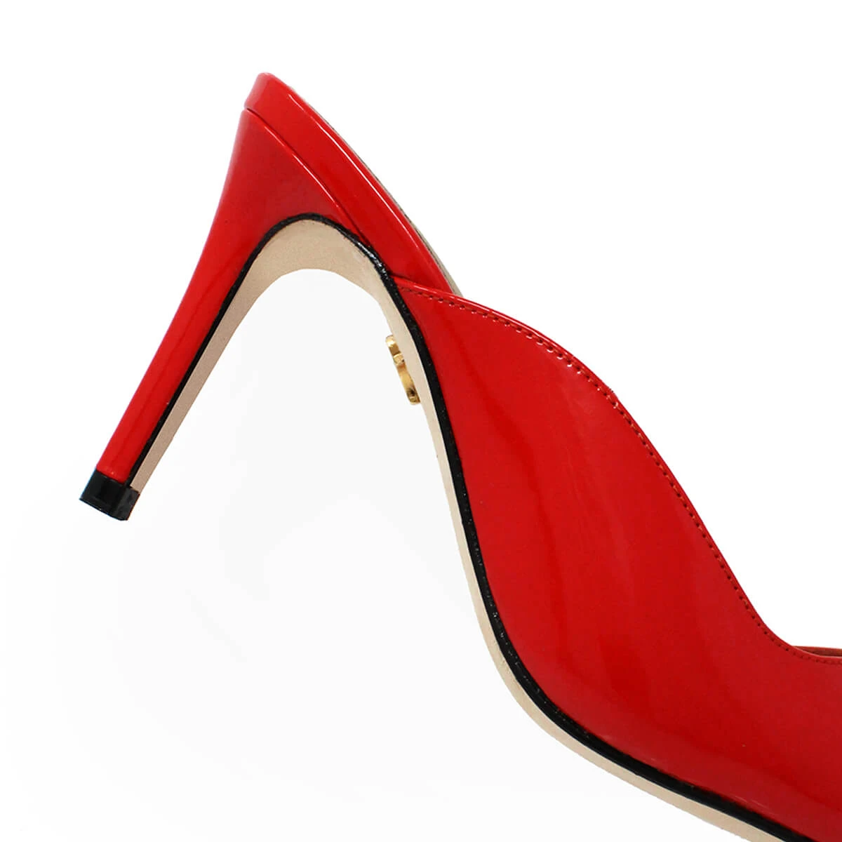 COSMO 80 - Charol Rojo Geranio Regina Romero Zapato Zapatilla Tacon Alto Para Dama En Piel 8 COSMO 80 - Charol Rojo Geranio Regina Romero Zapato Zapatilla Tacon Alto Para Dama En Piel - Imagen 8