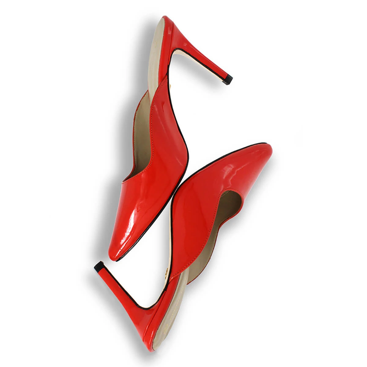 COSMO 80 - Charol Rojo Geranio Regina Romero Zapato Zapatilla Tacon Alto Para Dama En Piel 9 COSMO 80 - Charol Rojo Geranio Regina Romero Zapato Zapatilla Tacon Alto Para Dama En Piel - Imagen 9