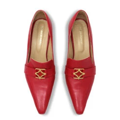LONDON 60 - Rojo Regina Romero Zapato Zapatilla Tacon Bajo Para Dama En Piel 13 LONDON 60 - Rojo Regina Romero Zapato Zapatilla Tacon Bajo Para Dama En Piel -Reginaromero Tienda de ventas Regina Romero zapatilla pump London rojo piel 2