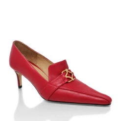 LONDON 60 - Rojo Regina Romero Zapato Zapatilla Tacon Bajo Para Dama En Piel 11 LONDON 60 - Rojo Regina Romero Zapato Zapatilla Tacon Bajo Para Dama En Piel -Reginaromero Tienda de ventas Regina Romero zapatilla pump London rojo piel 3