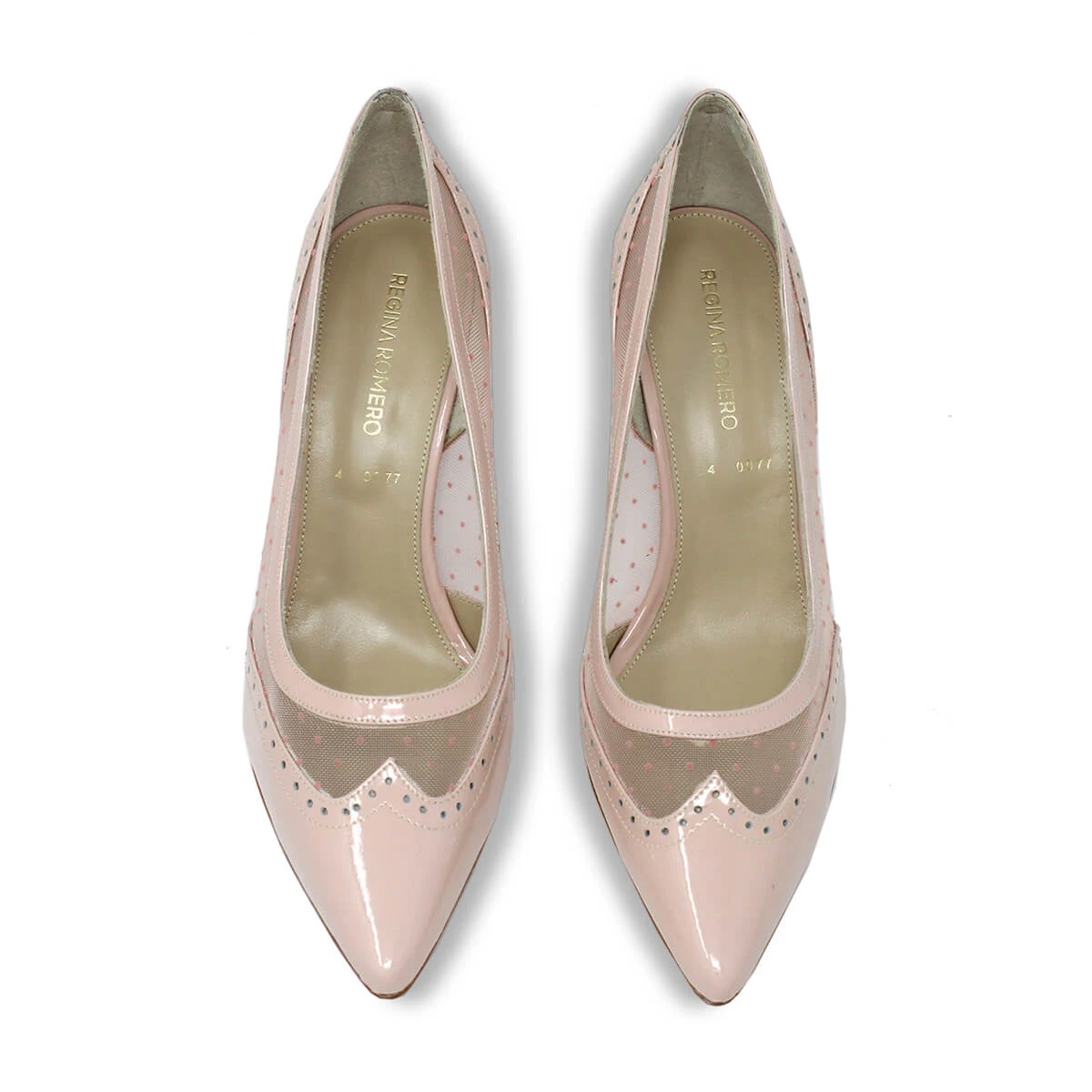 MITTY 80 - Charol Rosa Claro Regina Romero Zapato Zapatilla Tacon Alto Para Dama En Piel 7 MITTY 80 - Charol Rosa Claro Regina Romero Zapato Zapatilla Tacon Alto Para Dama En Piel - Imagen 7