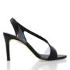 AXEL 85 - Negro Regina Romero Zapato Sandalia Zapatilla Tacon Alto Para Dama En Piel