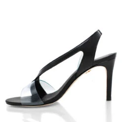 AXEL 85 - Negro Regina Romero Zapato Sandalia Zapatilla Tacon Alto Para Dama En Piel -Reginaromero Tienda de ventas Regina Romero zapatilla sandalia Axel negro piel 4