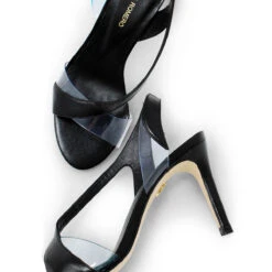 AXEL 85 - Negro Regina Romero Zapato Sandalia Zapatilla Tacon Alto Para Dama En Piel -Reginaromero Tienda de ventas Regina Romero zapatilla sandalia Axel negro piel 7