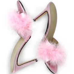 BARBIE 85 - Rosa Metalico Regina Romero Zapato Sandalia Zapatilla Tacon Alto Para Dama En Piel -Reginaromero Tienda de ventas Regina Romero zapatilla sandalia Barbie rosa metalico piel 7