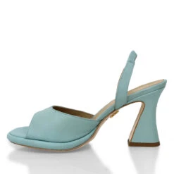 DAVINA 85 - Aqua Regina Romero Zapato Zapatilla Tacon Alto Para Dama En Piel 12 DAVINA 85 - Aqua Regina Romero Zapato Zapatilla Tacon Alto Para Dama En Piel -Reginaromero Tienda de ventas Regina Romero zapatilla sandalia Davina menta piel BN 4