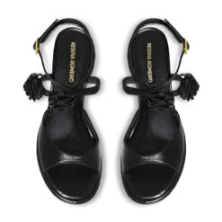 GODIVA 85 - Negro Regina Romero Zapato Zapatilla Tacon Alto Para Dama En Piel -Reginaromero Tienda de ventas Regina Romero zapatilla sandalia Godiva negro piel 2 f303df6d ab80 415d a07e a1baa0c8dd18