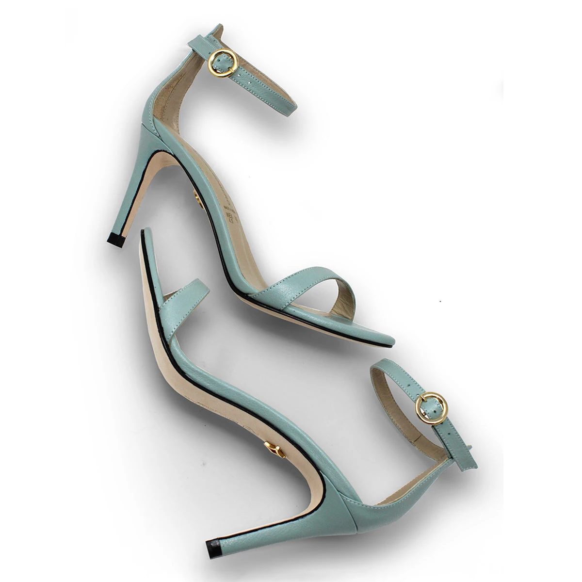 YVETTE 85 - Menta Regina Romero Zapato Sandalia Zapatilla Tacon Alto Para Dama En Piel 8 YVETTE 85 - Menta Regina Romero Zapato Sandalia Zapatilla Tacon Alto Para Dama En Piel - Imagen 8