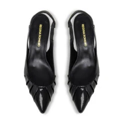 JONES 50 - Negro Regina Romero Zapato Zapatilla Tacon Bajo Para Dama En Piel 11 JONES 50 - Negro Regina Romero Zapato Zapatilla Tacon Bajo Para Dama En Piel -Reginaromero Tienda de ventas Regina Romero zapatilla sandalia Jones negro piel charol 2