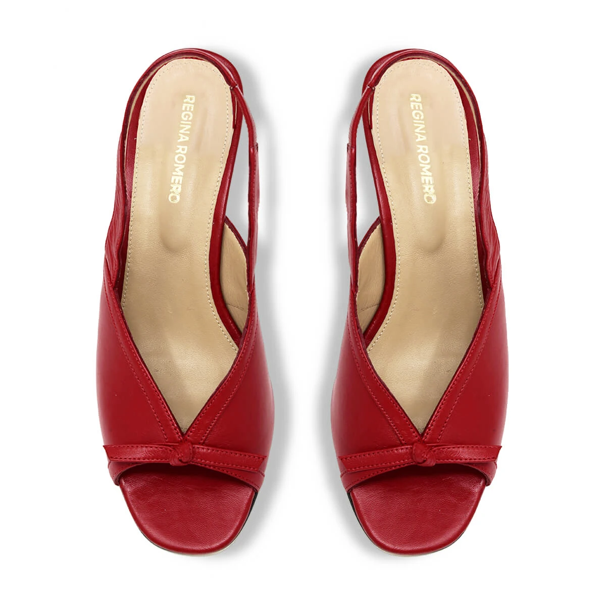 JORDAN 60 - Rojo Regina Romero Zapato Sandalia Zapatilla Tacon Bajo Para Dama En Piel 6 JORDAN 60 - Rojo Regina Romero Zapato Sandalia Zapatilla Tacon Bajo Para Dama En Piel - Imagen 6