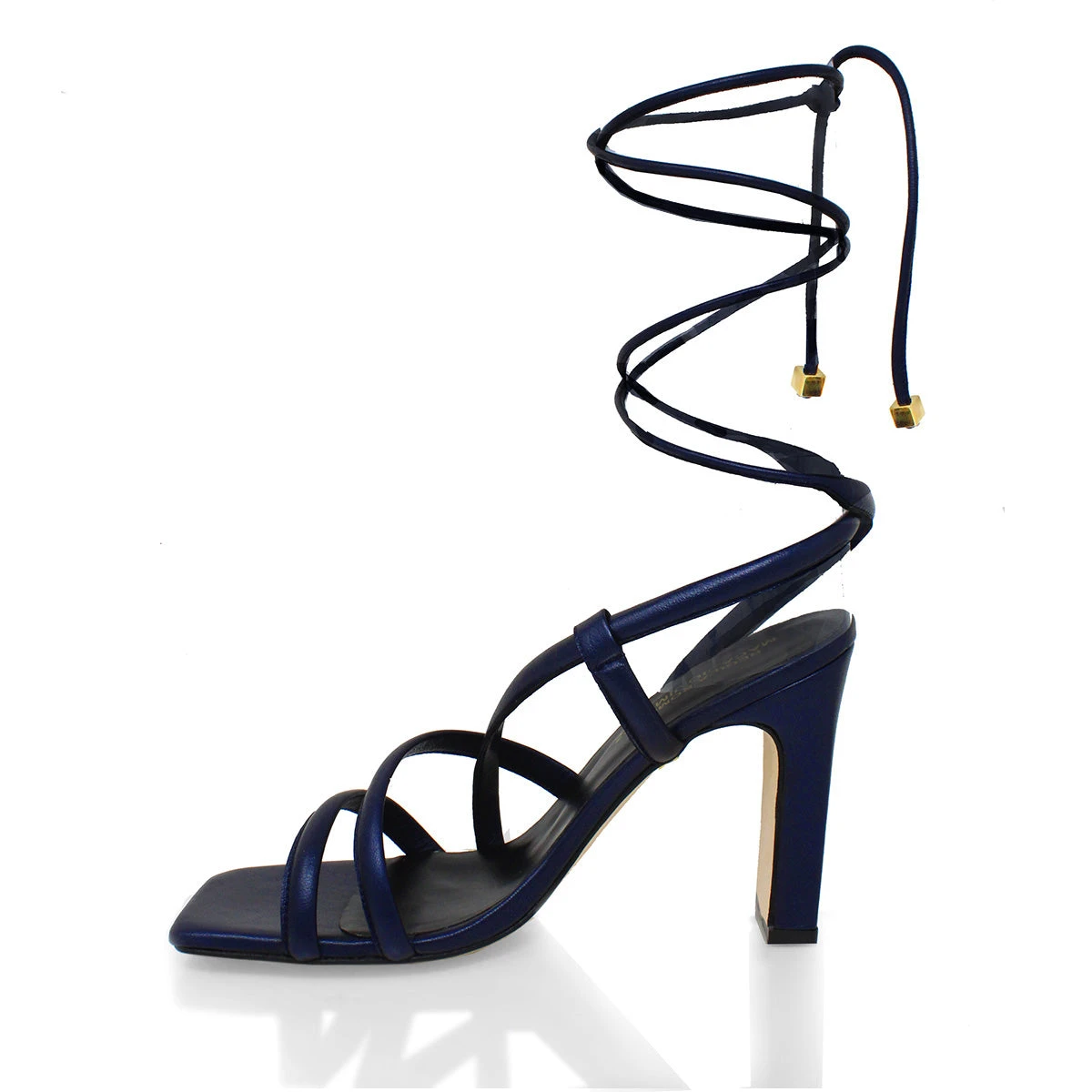 JULIETTE 100 - Azul Ahumado Regina Romero Zapato Sandalia Zapatilla Tacon Alto Para Dama En Piel 4 JULIETTE 100 - Azul Ahumado Regina Romero Zapato Sandalia Zapatilla Tacon Alto Para Dama En Piel - Imagen 4