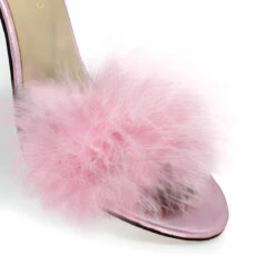 KELLY 85 - Rosa Metalico Regina Romero Zapato Sandalia Zapatilla Tacon Alto Para Dama En Piel -Reginaromero Tienda de ventas Regina Romero zapatilla sandalia Kelly rosa metalico piel 6