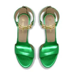 LORENA 85 - Verde Metalico Regina Romero Zapato Sandalia Zapatilla Tacon Alto Para Dama En Piel 13 LORENA 85 - Verde Metalico Regina Romero Zapato Sandalia Zapatilla Tacon Alto Para Dama En Piel -Reginaromero Tienda de ventas Regina Romero zapatilla sandalia Lorena verde piel 2