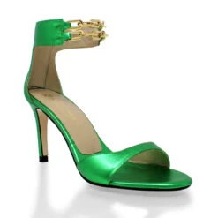 LORENA 85 - Verde Metalico Regina Romero Zapato Sandalia Zapatilla Tacon Alto Para Dama En Piel 11 LORENA 85 - Verde Metalico Regina Romero Zapato Sandalia Zapatilla Tacon Alto Para Dama En Piel -Reginaromero Tienda de ventas Regina Romero zapatilla sandalia Lorena verde piel 3