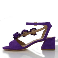 MIRACLE 50 - Morado Regina Romero Zapato Sandalia Zapatilla Tacon Bajo Para Dama En Piel 12 MIRACLE 50 - Morado Regina Romero Zapato Sandalia Zapatilla Tacon Bajo Para Dama En Piel -Reginaromero Tienda de ventas Regina Romero zapatilla sandalia MIracle morado ante piel 4