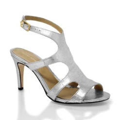 MILA 85 - Plata Regina Romero Zapato Sandalia Zapatilla Tacon Alto Para Dama En Piel 13 MILA 85 - Plata Regina Romero Zapato Sandalia Zapatilla Tacon Alto Para Dama En Piel -Reginaromero Tienda de ventas Regina Romero zapatilla sandalia Mila plata piel 3