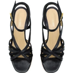 MIRA 60 - Negro Regina Romero Zapato Sandalia Zapatilla Tacon Bajo Para Dama En Piel -Reginaromero Tienda de ventas Regina Romero zapatilla sandalia Mira negro piel ante 2