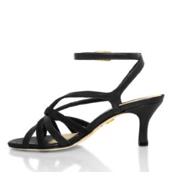 MIRA 60 - Negro Regina Romero Zapato Sandalia Zapatilla Tacon Bajo Para Dama En Piel -Reginaromero Tienda de ventas Regina Romero zapatilla sandalia Mira negro piel ante 4