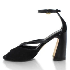 CAPRI 95 - Negro Regina Romero Zapato Zapatilla Tacon Alto Para Dama En Piel -Reginaromero Tienda de ventas Regina Romero zapatilla sandalia Olimpia negro piel ante 4