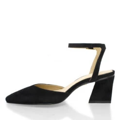 URSULA 50 - Ante Negro Regina Romero Zapato Zapatilla Tacon Bajo Para Dama En Piel -Reginaromero Tienda de ventas Regina Romero zapatilla sandalia Ursula ante negro 4 d3abfca0 0726 4cad 9ad4 e3e1fb55861b