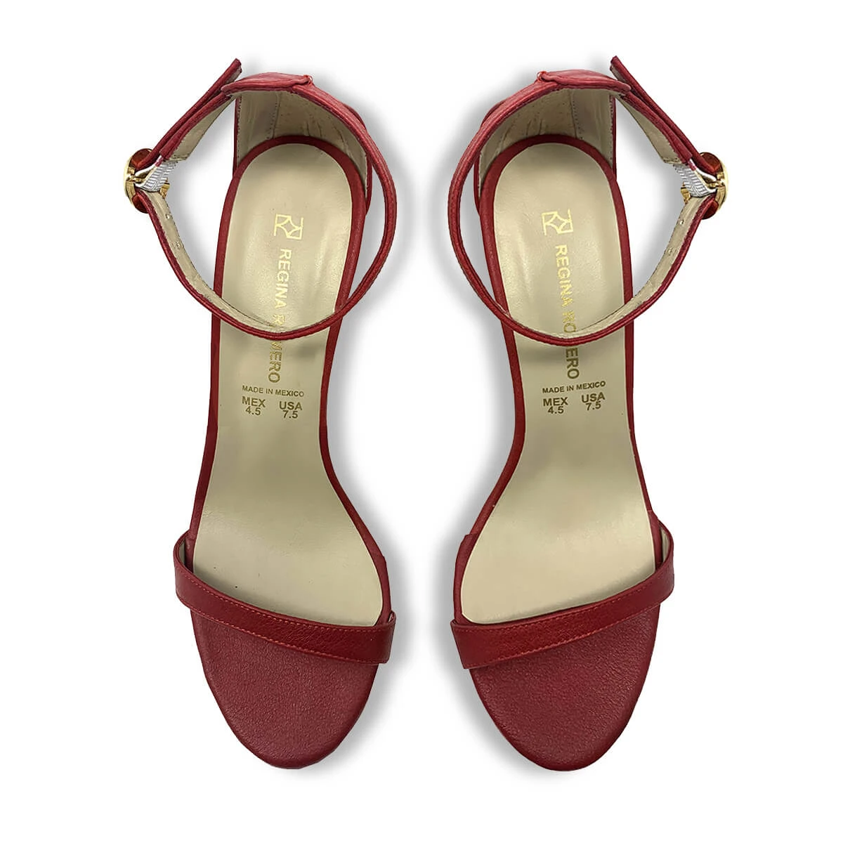 YVETTE 85 - Rojo Regina Romero Zapato Sandalia Zapatilla Tacon Alto Para Dama En Piel 7 YVETTE 85 - Rojo Regina Romero Zapato Sandalia Zapatilla Tacon Alto Para Dama En Piel - Imagen 7