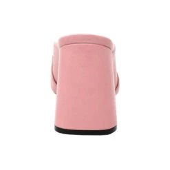 BASS 75 - Rosa Claro Regina Romero Zapato Sandalia Zapatilla Tacon Alto Para Dama En Piel -Reginaromero Tienda de ventas Regina Romero zapatilla sandalia mule Bass rosa claro piel 5