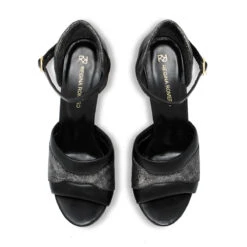 ALAIS 125 - Plomo Regina Romero Zapato Sandalia Plataforma Tacon Alto Para Dama En Piel 14 ALAIS 125 - Plomo Regina Romero Zapato Sandalia Plataforma Tacon Alto Para Dama En Piel -Reginaromero Tienda de ventas Regina Romero zapatilla sandalia plataforma Alais plomo piel 2