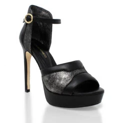 ALAIS 125 - Plomo Regina Romero Zapato Sandalia Plataforma Tacon Alto Para Dama En Piel 12 ALAIS 125 - Plomo Regina Romero Zapato Sandalia Plataforma Tacon Alto Para Dama En Piel -Reginaromero Tienda de ventas Regina Romero zapatilla sandalia plataforma Alais plomo piel 3