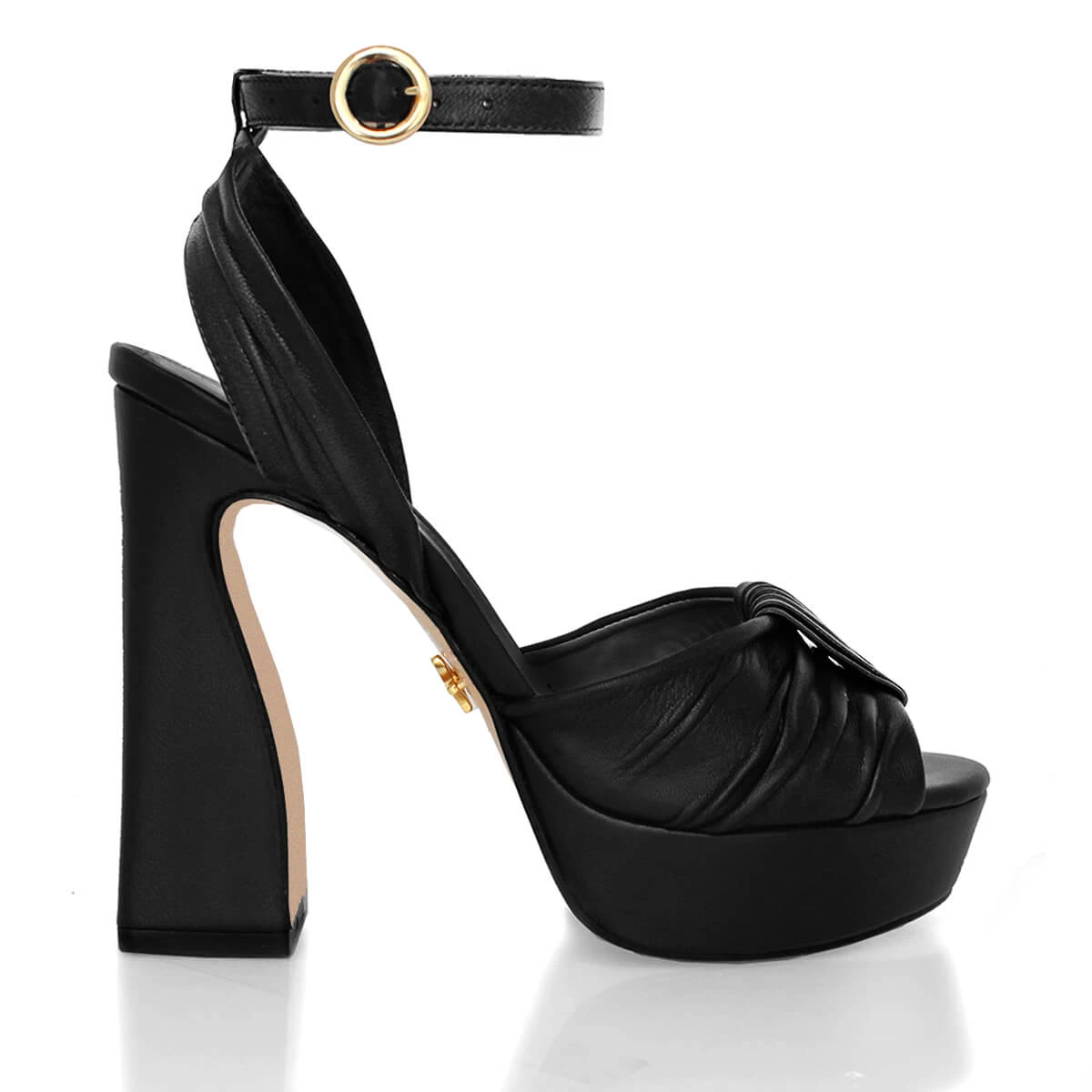 BERNADETTE 125 - Negro Regina Romero Zapato Sandalia Plataforma Tacon Alto Para Dama En Piel 1 BERNADETTE 125 - Negro Regina Romero Zapato Sandalia Plataforma Tacon Alto Para Dama En Piel