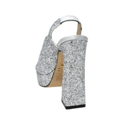 CHERYL 125 - Glitter Plata Regina Romero Zapato Sandalia Plataforma Tacon Alto Para Dama En Piel 19 CHERYL 125 - Glitter Plata Regina Romero Zapato Sandalia Plataforma Tacon Alto Para Dama En Piel -Reginaromero Tienda de ventas Regina Romero zapatilla sandalia plataforma Cheryl plata 5