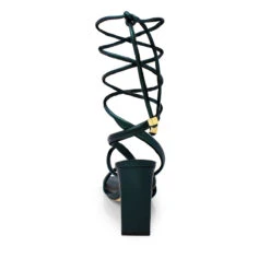 JULIETTE 100 - Verde Ahumado Regina Romero Zapato Sandalia Zapatilla Tacon Alto Para Dama En Piel -Reginaromero Tienda de ventas Regina Romero zapatilla sandalia plataforma Juliette verde piel 4