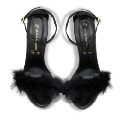 CARRIE 125 - Negro Regina Romero Zapato Sandalia Plataforma Tacon Alto Para Dama En Piel -Reginaromero Tienda de ventas Regina Romero zapatilla sandalia plataforma Kara negro piel 2