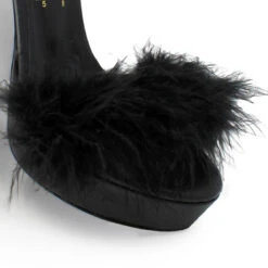 CARRIE 125 - Negro Regina Romero Zapato Sandalia Plataforma Tacon Alto Para Dama En Piel -Reginaromero Tienda de ventas Regina Romero zapatilla sandalia plataforma Kara negro piel 6