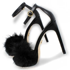 CARRIE 125 - Negro Regina Romero Zapato Sandalia Plataforma Tacon Alto Para Dama En Piel -Reginaromero Tienda de ventas Regina Romero zapatilla sandalia plataforma Kara negro piel 7