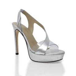 RENE 125 - Plata Regina Romero Zapato Sandalia Plataforma Tacon Alto Para Dama En Piel -Reginaromero Tienda de ventas Regina Romero zapatilla sandalia plataforma Rene plata piel 3 ea6ee71f 5aec 4643 9890 e1cd25342141