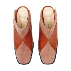 DIDI 75 - Caramelo Y Rosa Regina Romero Zapato Bota Botin Mule Tacon Alto Para Dama En Piel -Reginaromero Tienda de ventas Regina Romero zapato bota botin mule Didi 80 caramelo y rosa piel 6 05950def b70d 46a1 b1be 753f637e1c93