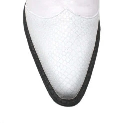 MADDIE 60 - Blanco Regina Romero Zapato Bota Botin Tacon Bajo Para Dama En Piel -Reginaromero Tienda de ventas Regina Romero zapato botin bota Maddie piel Snake Blanco 4 61074716 5f69 4025 885e 8e1f9e794116
