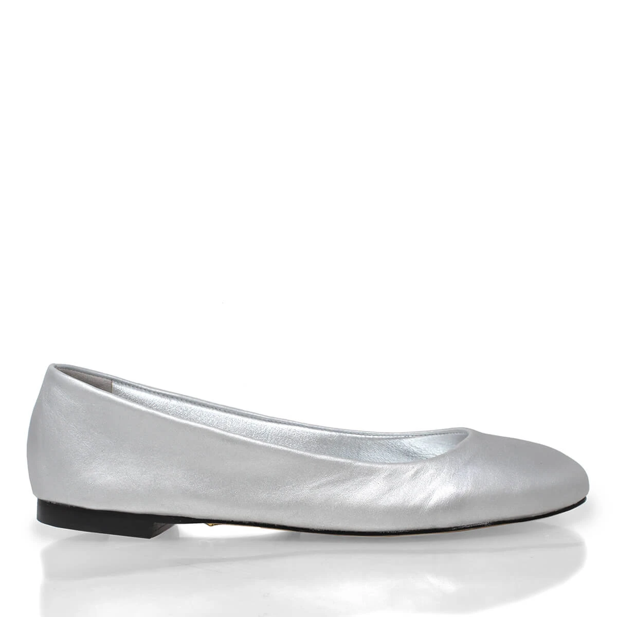 IZAR - Plata Regina Romero Zapato Flat Balerina De Piso Para Dama En Piel 1 IZAR - Plata Regina Romero Zapato Flat Balerina De Piso Para Dama En Piel