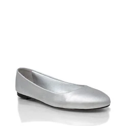 IZAR - Plata Regina Romero Zapato Flat Balerina De Piso Para Dama En Piel 9 IZAR - Plata Regina Romero Zapato Flat Balerina De Piso Para Dama En Piel -Reginaromero Tienda de ventas Regina Romero zapato flat Izar plata piel 3
