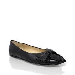 LULU - Negro Regina Romero Zapato Flat Balerina De Piso Para Dama En Piel -Reginaromero Tienda de ventas Regina Romero zapato flat Lulu negro piel 3