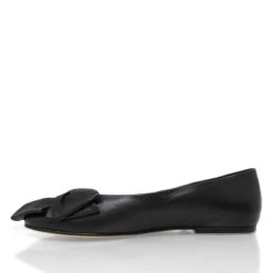LULU - Negro Regina Romero Zapato Flat Balerina De Piso Para Dama En Piel -Reginaromero Tienda de ventas Regina Romero zapato flat Lulu negro piel 4