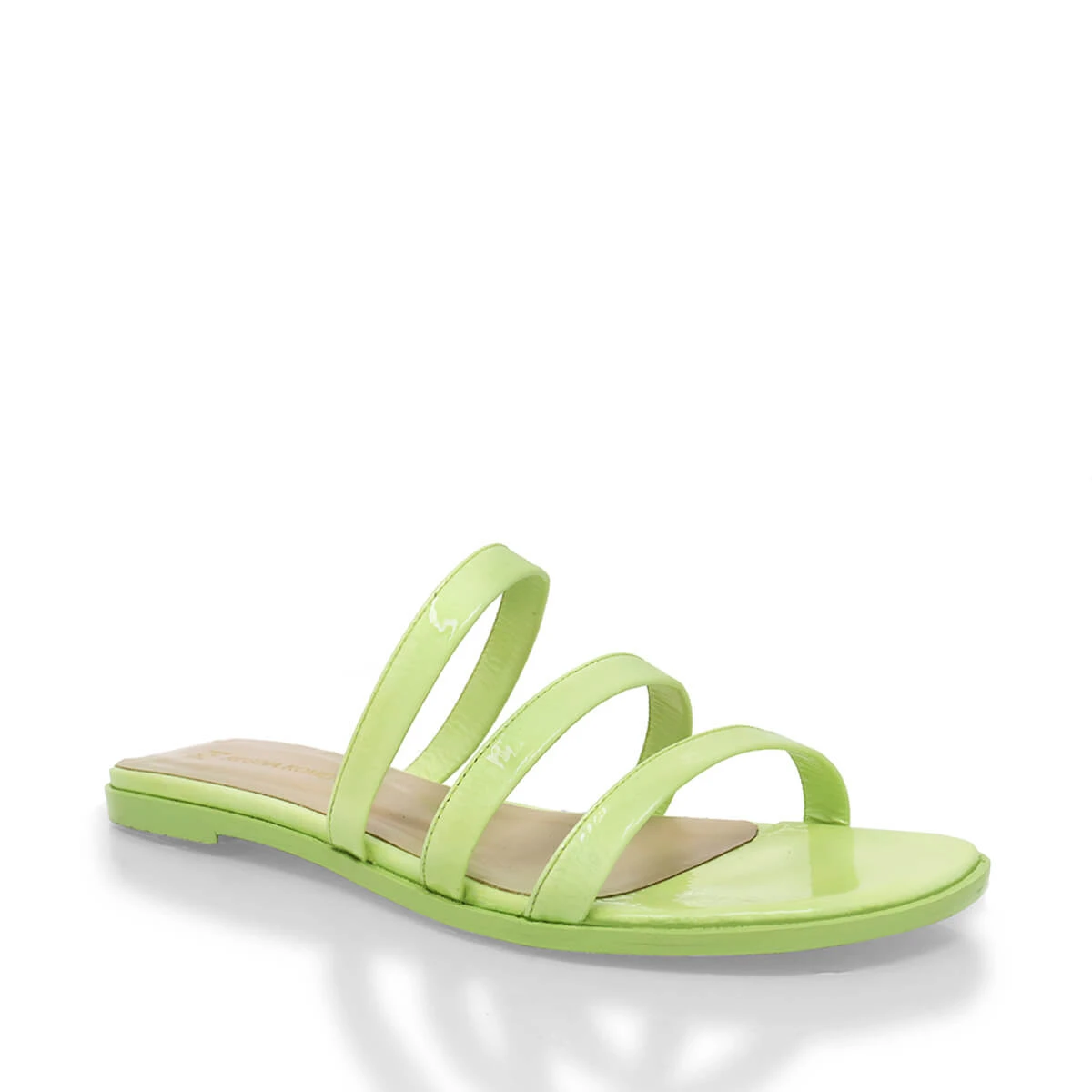 CILIA - Charol Menta Regina Romero Zapato Sandalia De Piso Para Dama En Piel - Imagen 6