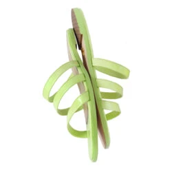 CILIA - Charol Menta Regina Romero Zapato Sandalia De Piso Para Dama En Piel -Reginaromero Tienda de ventas Regina Romero zapato flat mule de piso Cilia verde claro charol piel 7