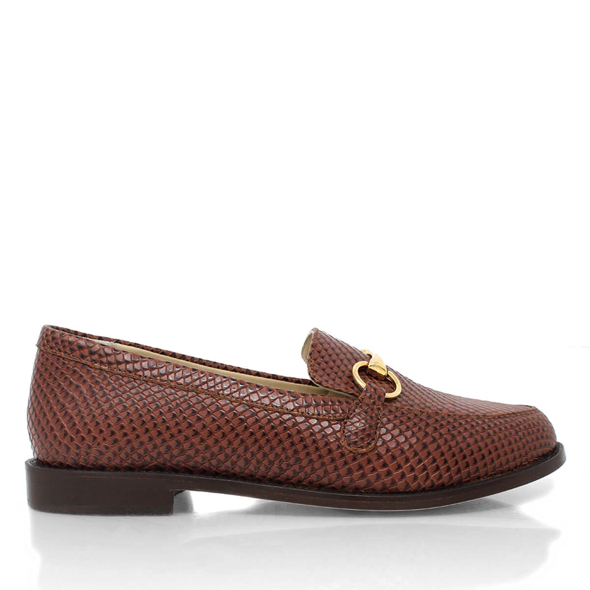 JUDY - Cafe Regina Romero Zapato Mocasin De Piso Para Dama En Piel 1 JUDY - Cafe Regina Romero Zapato Mocasin De Piso Para Dama En Piel