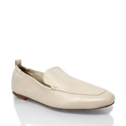 REBECA - Latte Regina Romero Zapato Mocasin De Piso Para Dama En Piel -Reginaromero Tienda de ventas Regina Romero zapato mocasin Rebecca latte piel 3