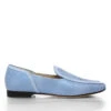 CORA - Azul Claro Regina Romero Zapato Mocasin De Piso Para Dama En Piel